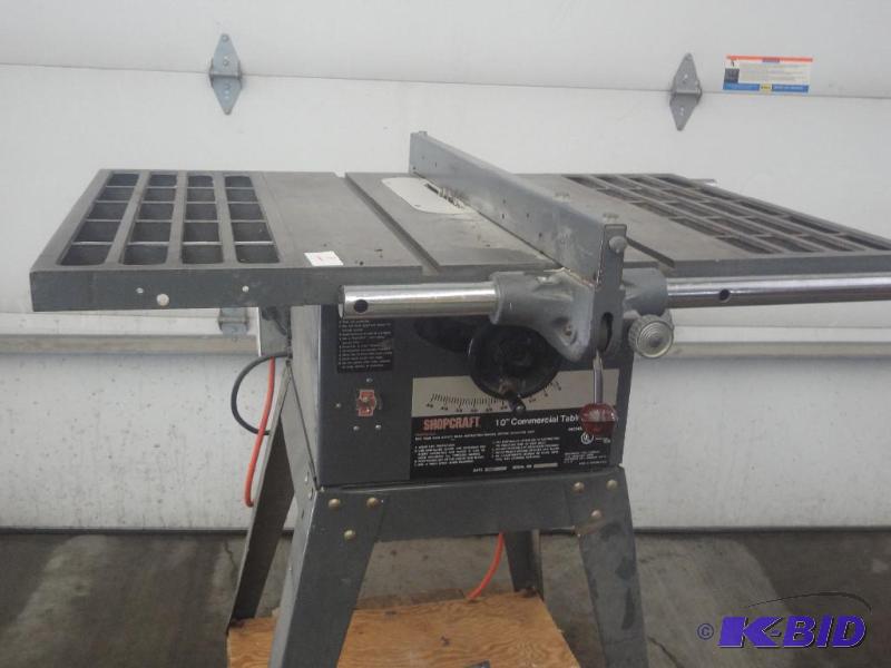 Shopcraft 10" Industrial Table Saw With | Loretto Equipment #214