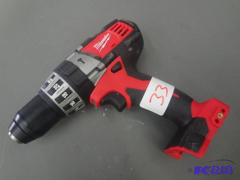 lot 33 image: Milwaukee 18Volt 12" Hammer Drill, Work...