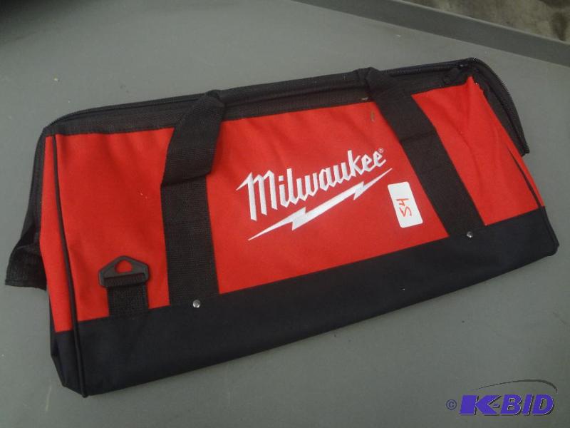 lot 54 image: Milwaukee Tool Bag 9&quotx10&quotx22"...