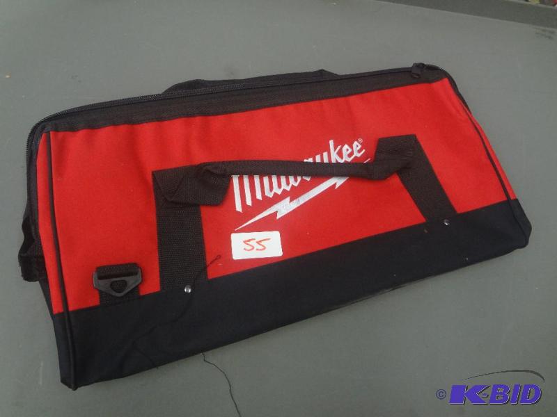 lot 55 image: Milwaukee Tool Bag 9&quotx10&quotx22"...