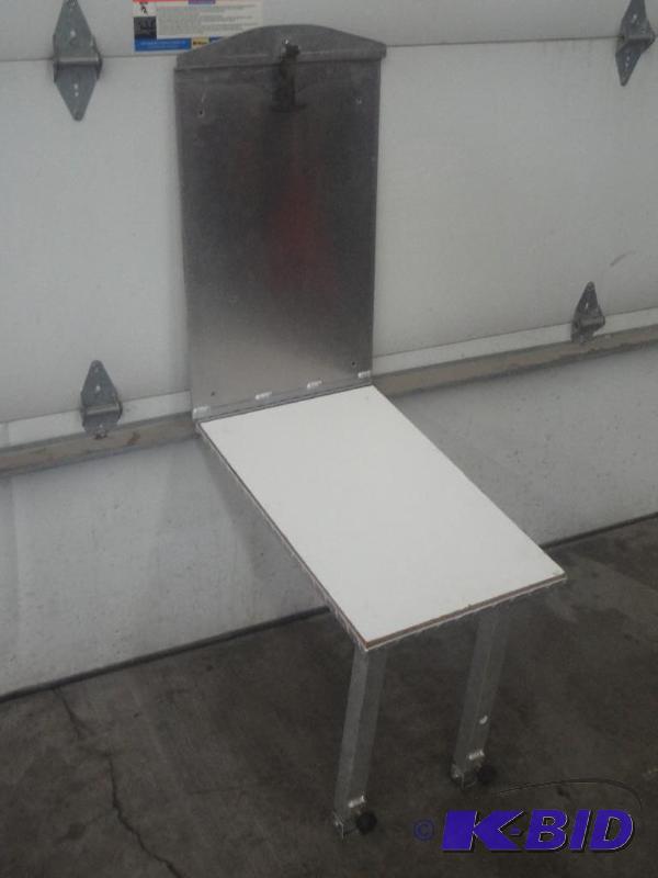 lot 72 image: Wall-Mount Foldable Work Table With Adjustabl...