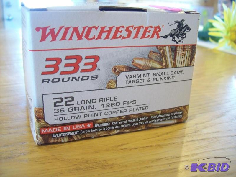 Winchester 22 Long Rifle -Hollow po...
