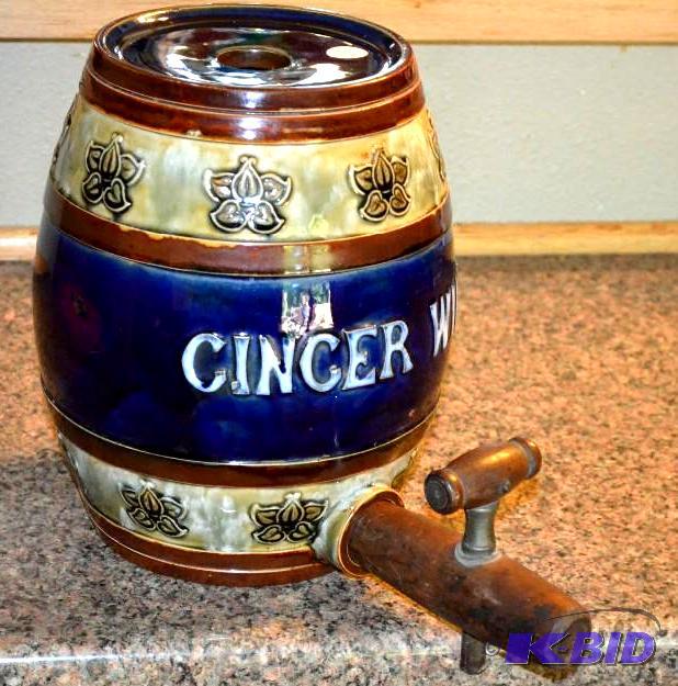 lot 191 image: 10" Tall Royal Doulton Ginger ...