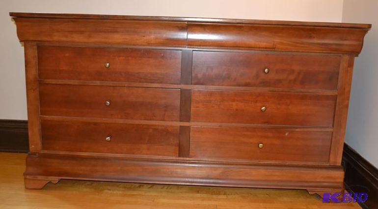 lot 3 image: Antique wood dresser&nbsp70x36x23 ...