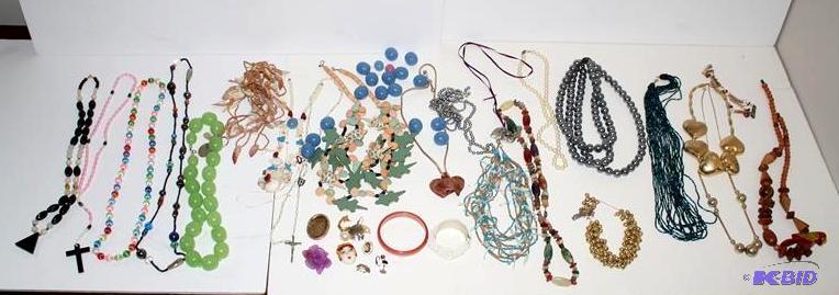 lot 94 image: Necklaces and bracelets...