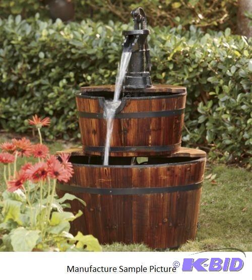 lot 102 image: Barrel Fountain With its realistic ...