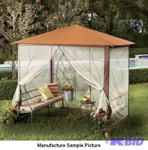 lot 112 image: Garden Gazebo with Screen -&nbspWi...