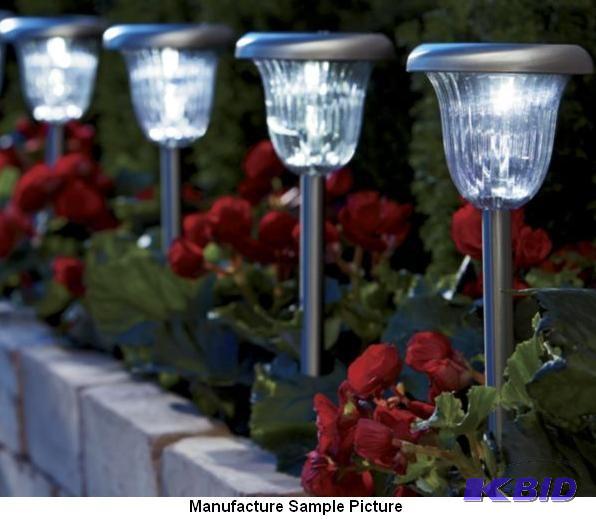lot 120 image: Set of 4 Stainless Steel Outdoor So...