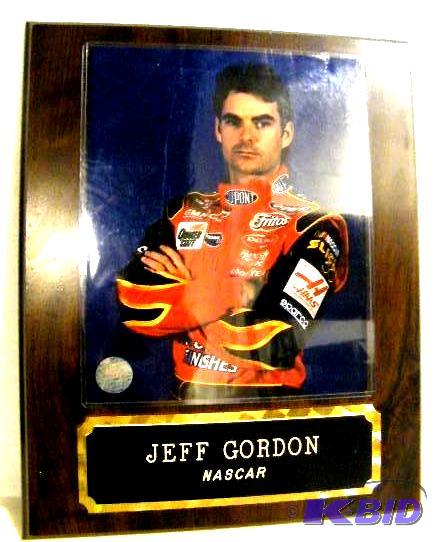 lot 126 image: Jeff Gordon Collectible Wall Plaque...