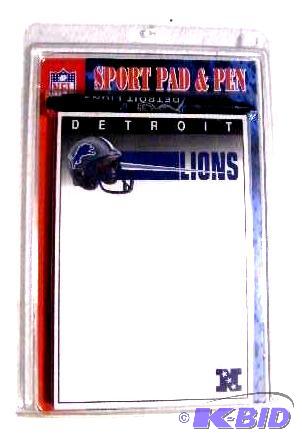 lot 138 image: NFL Sport Pads and Pen by Hunter  ...
