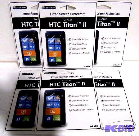 lot 144 image: Screen Protectors (6) 3-packs of sc...