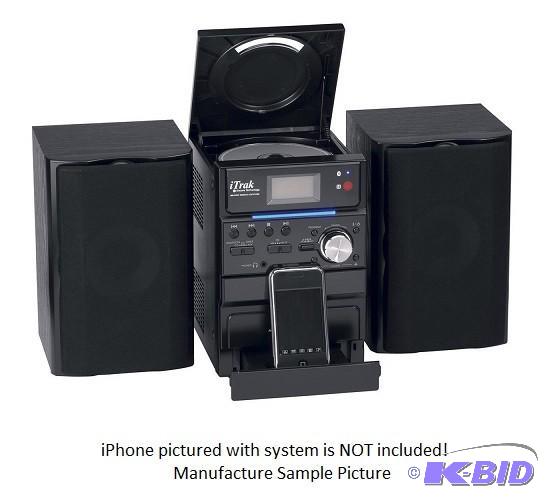lot 166 image: Encore iTrak Bluetooth CD Home Ster...
