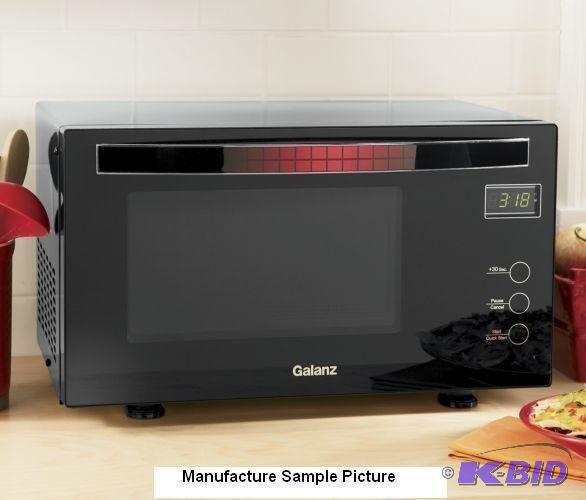 lot 17 image: Galanz .9 Cubic Foot Microwave...