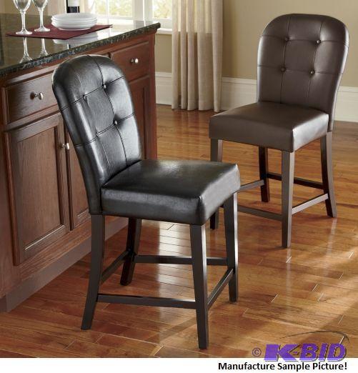 lot 185 image: Plus Size 24" Chair - Brown Li...