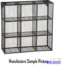 lot 190 image: Nine Cube Wire Cubbie Shelf - 24&qu...