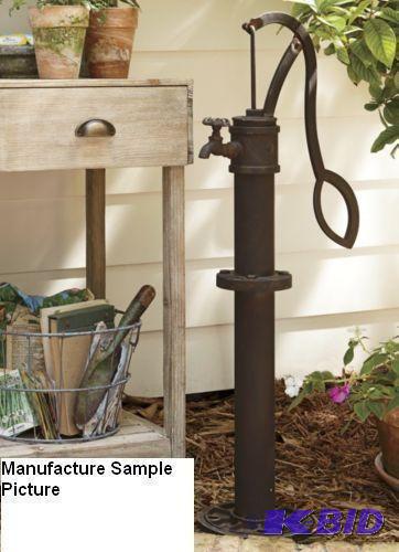 lot 38 image: Metal Well Pump - Yard Decoration -...