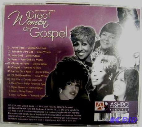 lot 75 image: Great Women of Gospel CD Featuring...