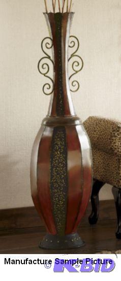 lot 79 image: Tall Brown Vase -&nbspInstantly tr...