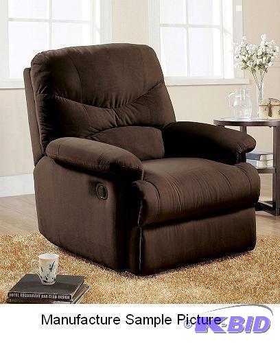 lot 85 image: Arcadia Microfiber Chocolate Glider...