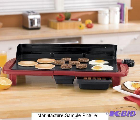 lot 9 image: Ginnys Red Electric Griddle - Lets...