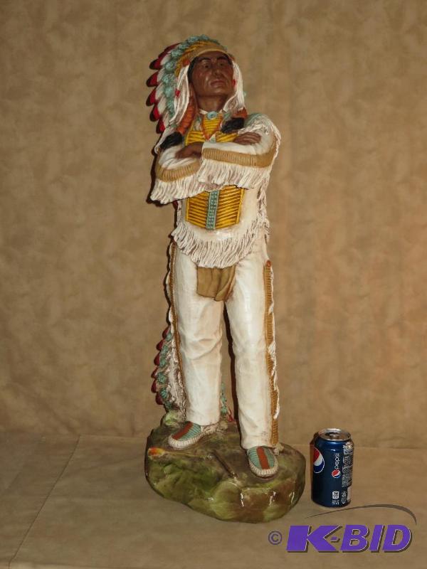 VINTAGE NATIVE AMERICAN CHIEF (1980)