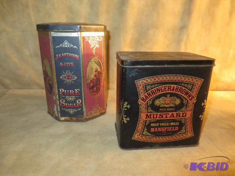 J.R. ANTHORN & Cos Pure Sugar  Barringer and Browns MUSTARD