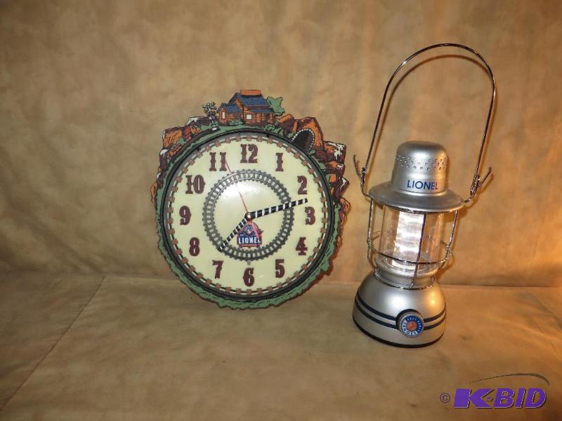 Lionel Lantern and Lionel Clock