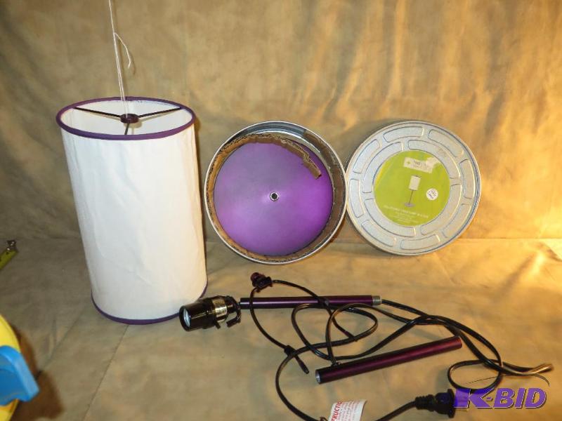 Table Lamp with matching Floor Lamp - IN CANS