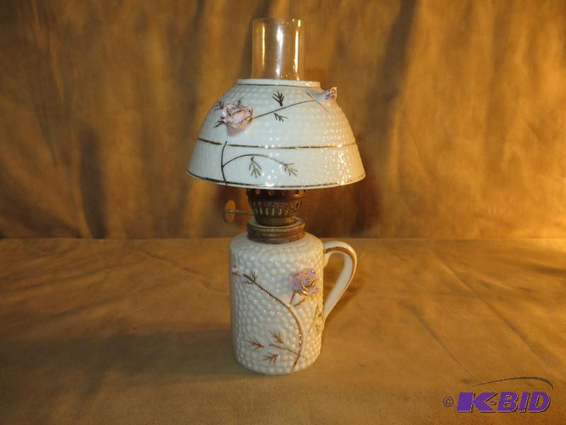 Vintage Porcelain Oil Lamp