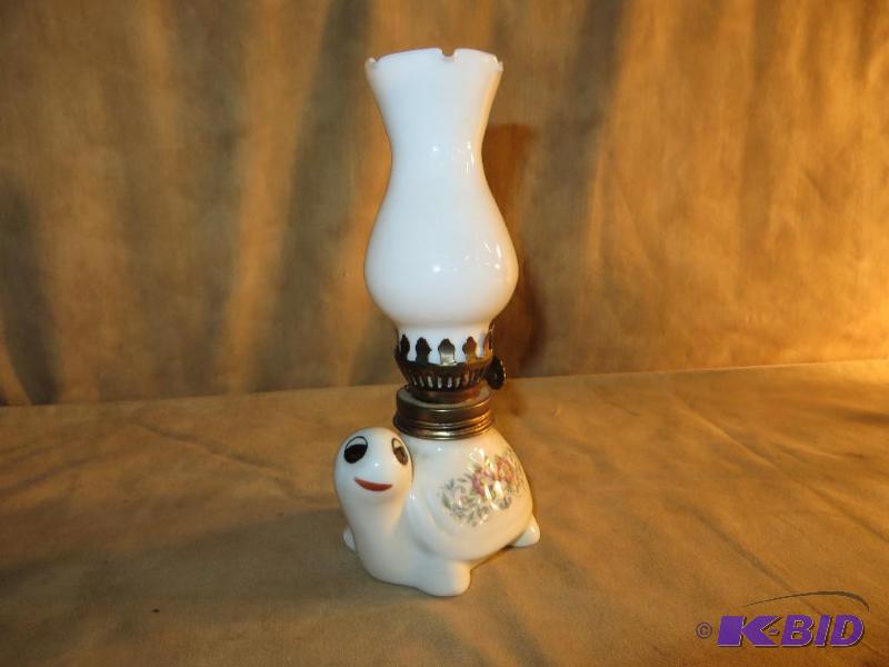Vintage Porcelain Oil Lamp