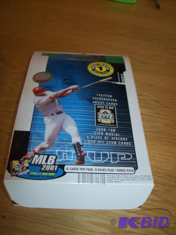 Baseball cards from 2001 -box opene...