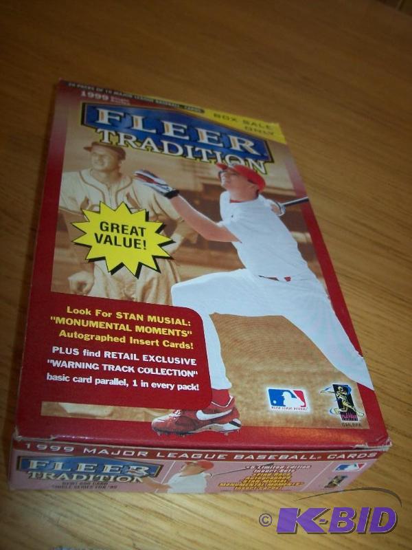 Baseball cards from 1999 -Box opene...