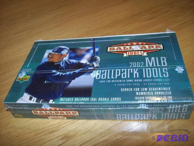 Baseball cards from 2002 -Never ope...