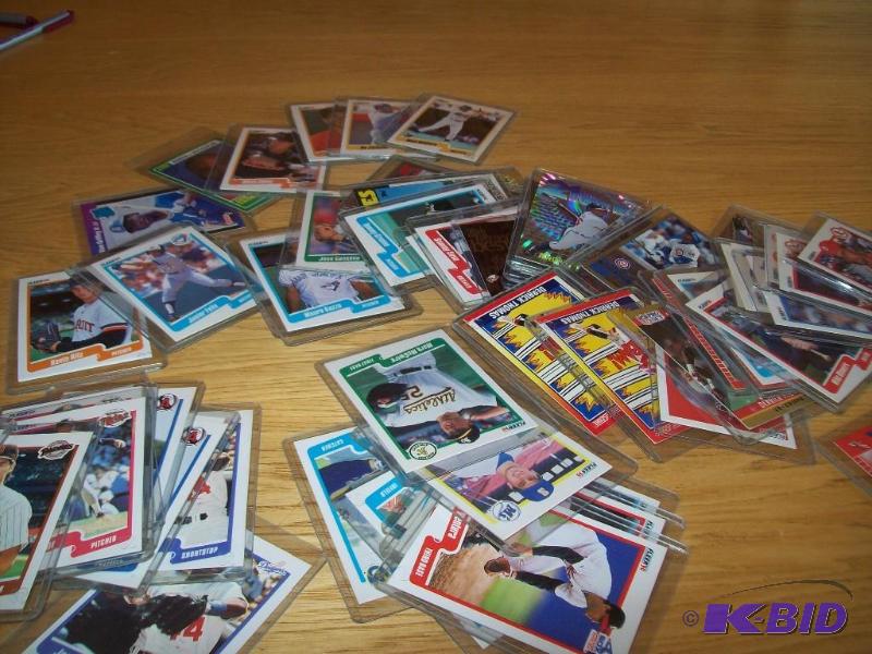 Baseball cards -in plastic -in good...