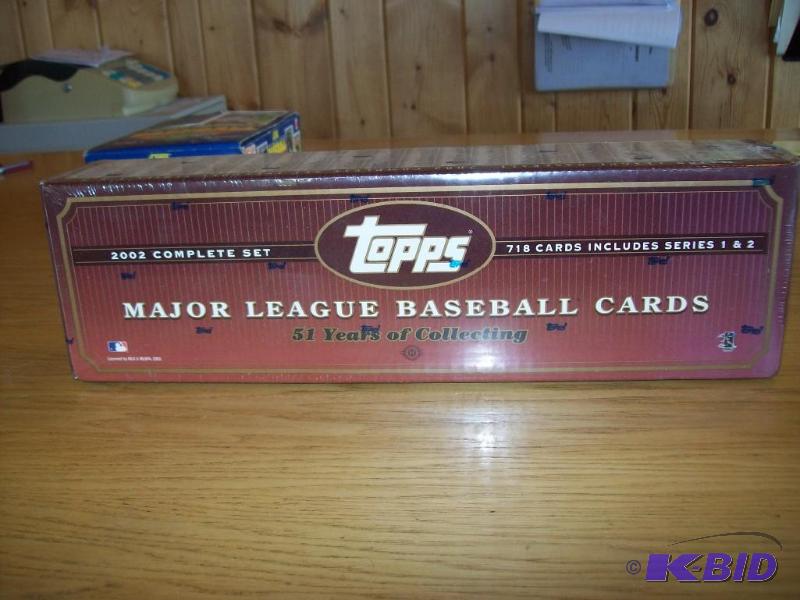 Baseball cards from 2002 -Never ope...