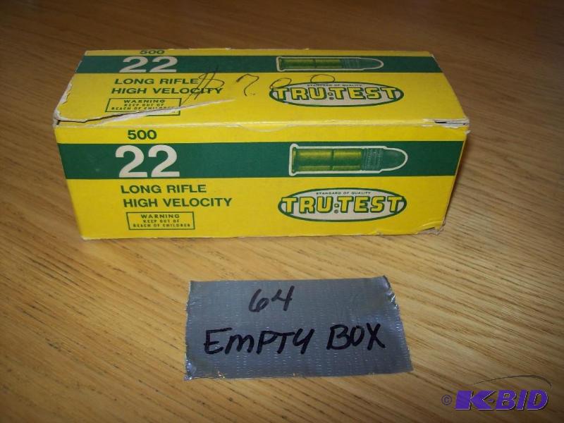 Vintage 22 Tru Test Box -empty item...