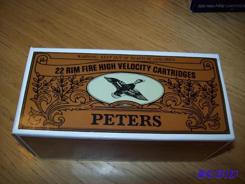 Peters 22 Long Rifle -500 -Shipping...