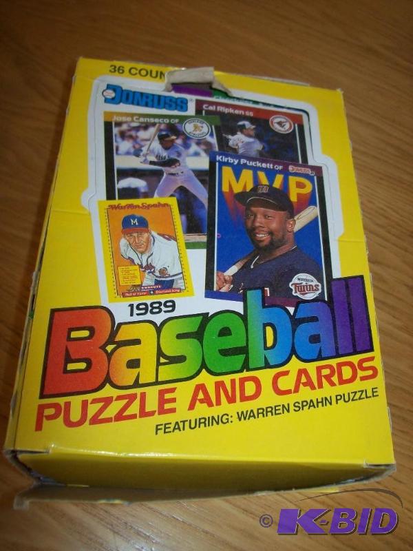 Baseball cards from 1989 -Box opene...