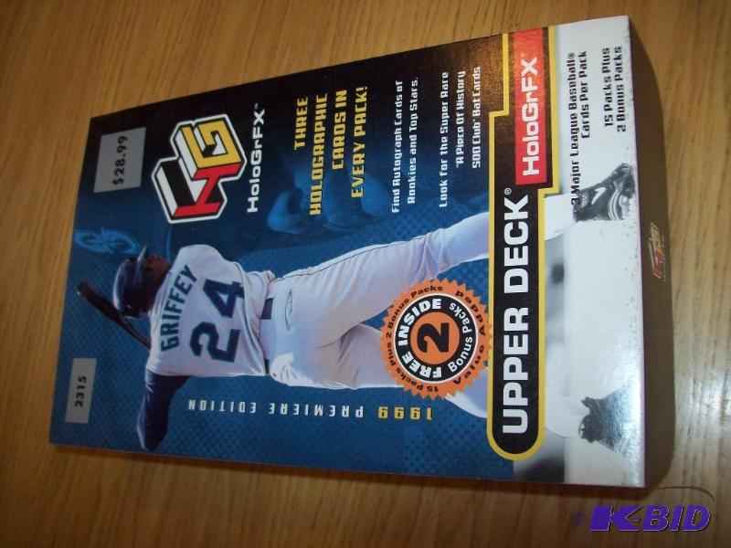 Baseball cards from 1999 -box opene...