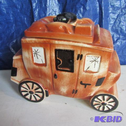 Stagecoach Cookie Jar