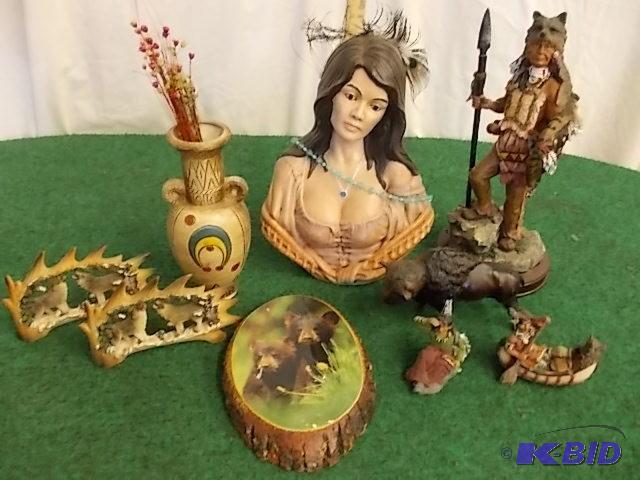 Box Lot of Statues, Figurines, And ...