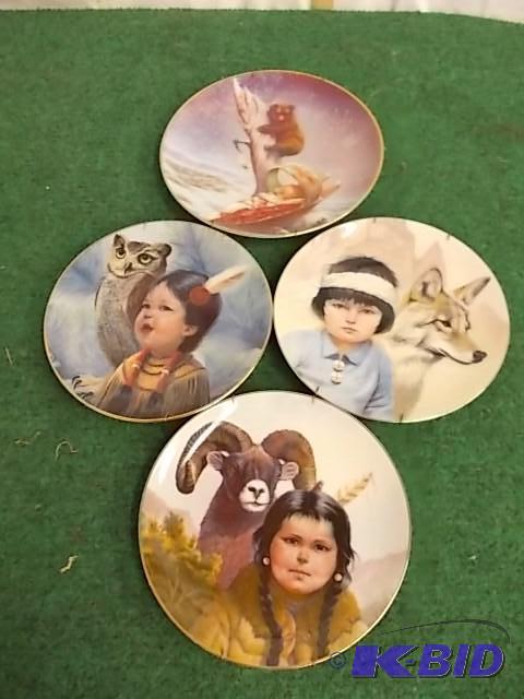 4 Perillo Collector Plates...