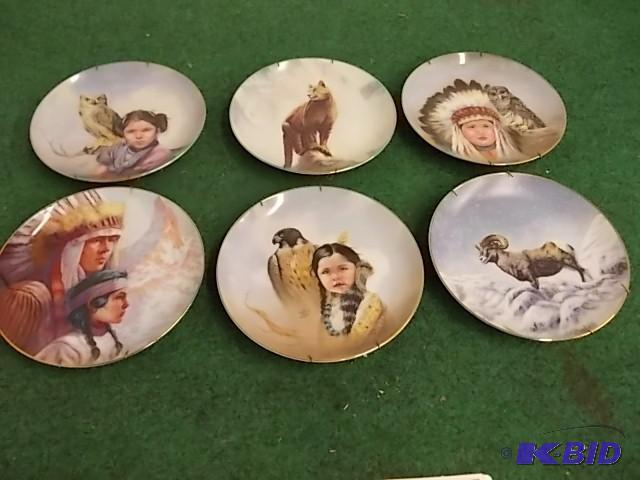 6 Collector Plates by Perillo&nbsp...