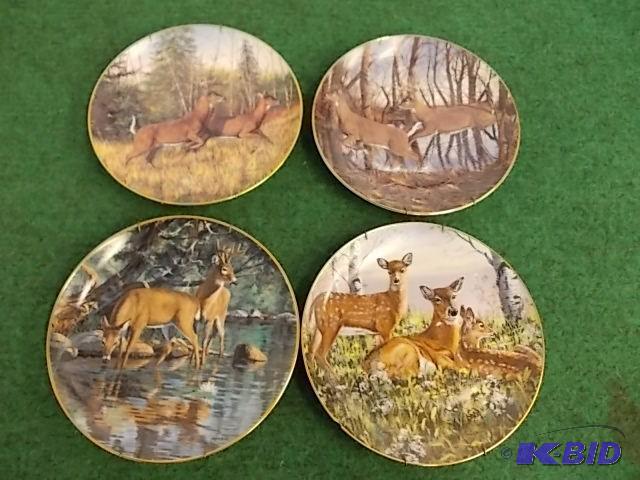 4 Danbury Mint Collector Plates...