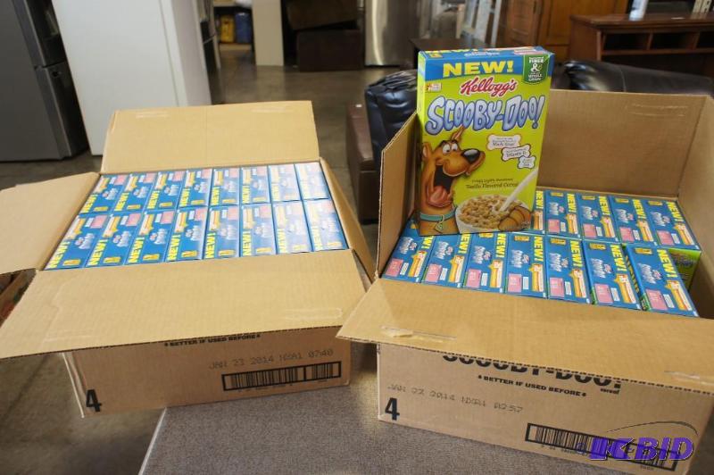 lot 25 image: Kellog Scooby Doo Cereal  approx 3...