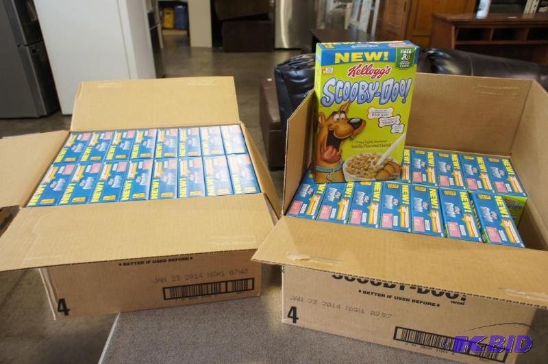 lot 26 image: Kellog Scooby Doo Cereal  approx 3...