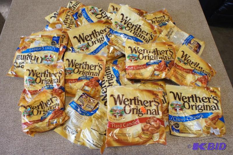 lot 30 image: Werthers Originals  approx 22 bags...