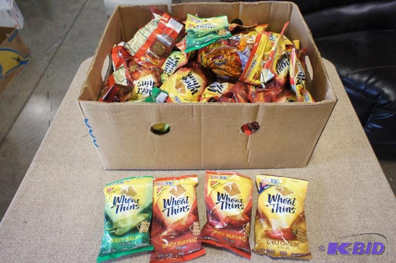 lot 59 image: Wheat Thins variety box. Chili, Spi...