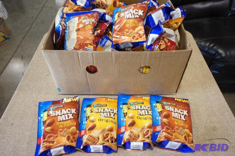lot 60 image: Planters Snack Mix. Original and Sw...