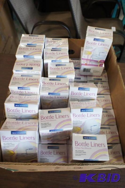 lot 74 image: New Choice Bottle Liners. 40 liners...